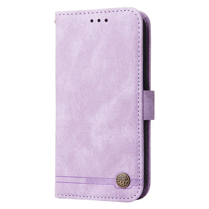 For Google Pixel 9 Pro Skin Feel Life Tree Metal Button Leather Phone Case(Purple) - Google Cases by PMC Jewellery | Online Shopping South Africa | PMC Jewellery | Buy Now Pay Later Mobicred