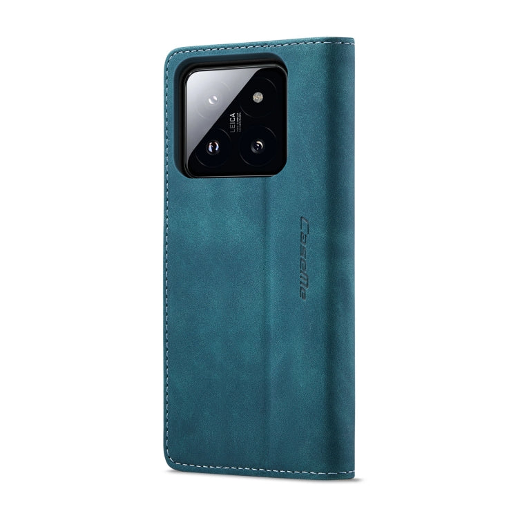 For Xiaomi 14 Pro CaseMe 013 Multifunctional Horizontal Flip Leather Phone Case(Blue) - 14 Pro Cases by CaseMe | Online Shopping South Africa | PMC Jewellery | Buy Now Pay Later Mobicred