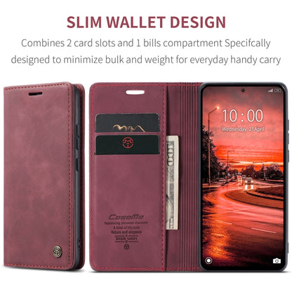 For Xiaomi Redmi Note 13 4G CaseMe 013 Multifunctional Horizontal Flip Leather Phone Case(Wine Red) - Xiaomi Cases by CaseMe | Online Shopping South Africa | PMC Jewellery | Buy Now Pay Later Mobicred