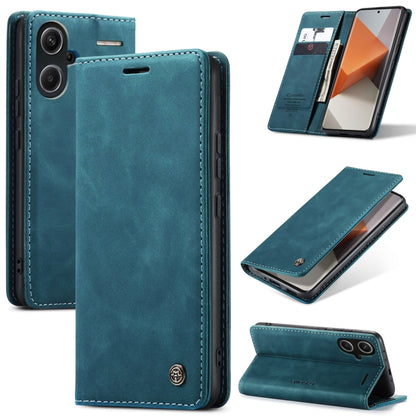 For Xiaomi Redmi Note 13 Pro+ CaseMe 013 Multifunctional Horizontal Flip Leather Phone Case(Blue) - Xiaomi Cases by CaseMe | Online Shopping South Africa | PMC Jewellery | Buy Now Pay Later Mobicred