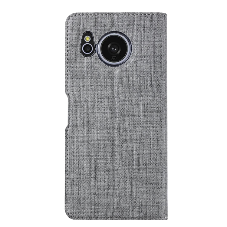 For Sharp Aquos Sense8 ViLi DMX Series Shockproof TPU + PU Leather Magnetic Attraction Horizontal Flip Case(Grey) - More Brand by ViLi | Online Shopping South Africa | PMC Jewellery | Buy Now Pay Later Mobicred