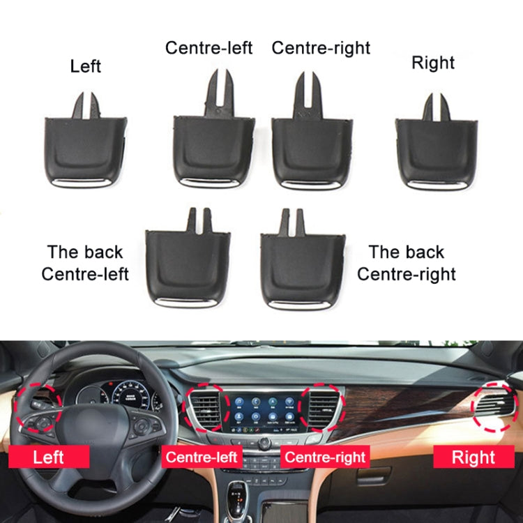 For Buick LaCrosse 2016-2021 Left-hand Drive Car Air Conditioning Air Outlet Paddle 26680098, Type:Front Row Right Side - Air Conditioning System by PMC Jewellery | Online Shopping South Africa | PMC Jewellery | Buy Now Pay Later Mobicred