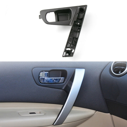 For Nissan Qashqai Left-Drive Car Door Inside Handle Base Bracket, Type:Base Left(Black) - Door Handles by PMC Jewellery | Online Shopping South Africa | PMC Jewellery | Buy Now Pay Later Mobicred