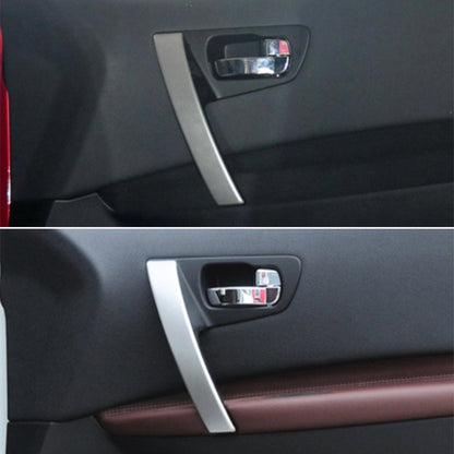 For Nissan Qashqai Left-Drive Car Door Inside Handle Base Bracket, Type:Base Right(Carbon Fiber) - Door Handles by PMC Jewellery | Online Shopping South Africa | PMC Jewellery | Buy Now Pay Later Mobicred