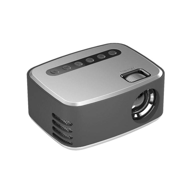 T20 320x240 400 Lumens Basic Version Portable Home Theater LED HD Digital Projector, Plug Type:EU Plug(Silver) - LED Projector by PMC Jewellery | Online Shopping South Africa | PMC Jewellery | Buy Now Pay Later Mobicred