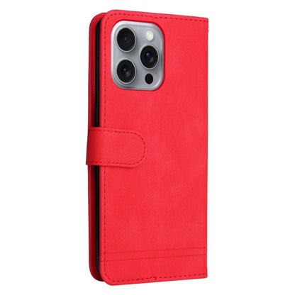 For iPhone 16 Pro Max Skin Feel Life Tree Leather Phone Case(Red) - iPhone 16 Pro Max Cases by PMC Jewellery | Online Shopping South Africa | PMC Jewellery | Buy Now Pay Later Mobicred