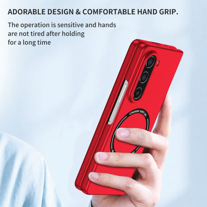 For Samsung Galaxy Z Fold5 Magsafe Magnetic Folding PC Phone Case(Red) - Galaxy Z Fold5 Cases by PMC Jewellery | Online Shopping South Africa | PMC Jewellery