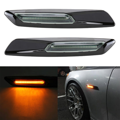 2 PCS Car Fender Light  LED Leaf Board Side DC12V / 1.7W for BMW, Yellow Light, Style:D - Arrow Turn Lights by PMC Jewellery | Online Shopping South Africa | PMC Jewellery | Buy Now Pay Later Mobicred