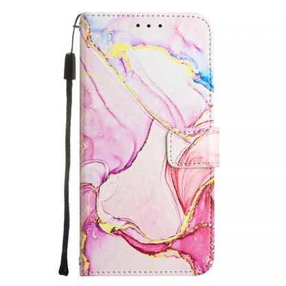 For iPhone 16 Plus PT003 Marble Pattern Flip Leather Phone Case(Rose Gold LS005) - iPhone 16 Plus Cases by PMC Jewellery | Online Shopping South Africa | PMC Jewellery | Buy Now Pay Later Mobicred