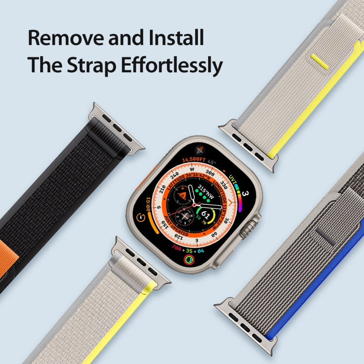 For Apple Watch 42mm DUX DUCIS YJ Series Nylon Watch Band(Blue) - Watch Bands by DUX DUCIS | Online Shopping South Africa | PMC Jewellery | Buy Now Pay Later Mobicred