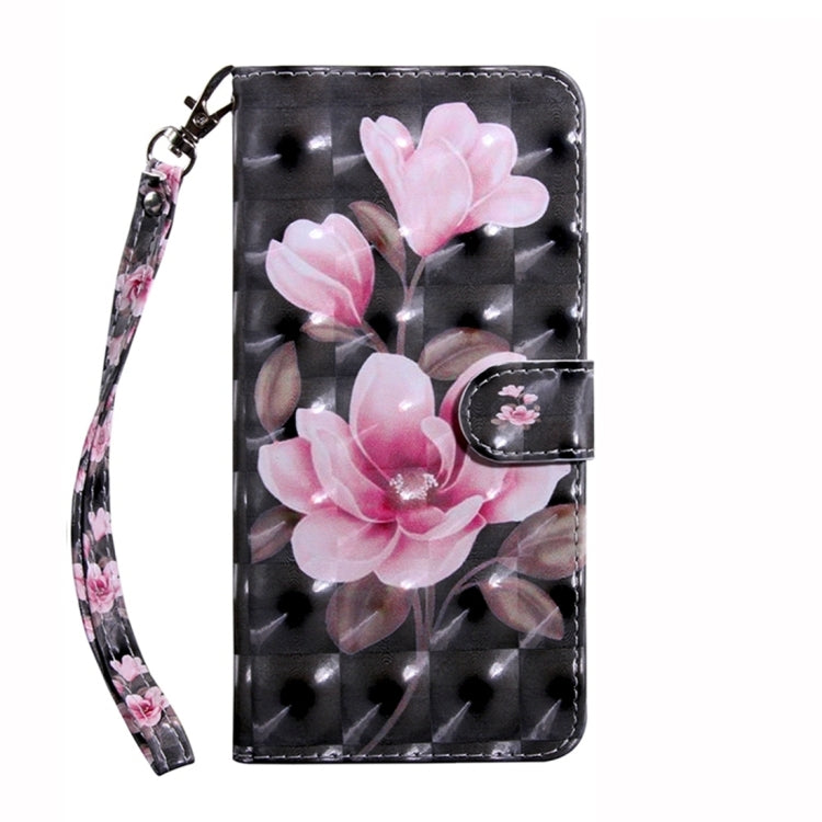 For Google Pixel 9 3D Painted Pattern Leather Phone Case(Pink Flower) - Google Cases by PMC Jewellery | Online Shopping South Africa | PMC Jewellery | Buy Now Pay Later Mobicred