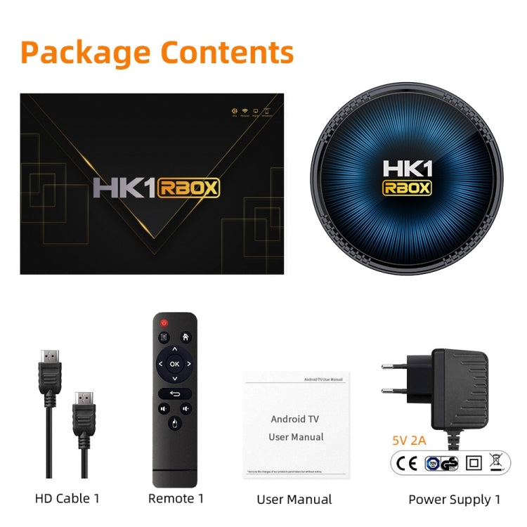 HK1RBOX-W2 Android 11.0 Amlogic S905W2 Quad Core Smart TV Box, Memory:2GB+16GB(EU Plug) - Amlogic S905 by PMC Jewellery | Online Shopping South Africa | PMC Jewellery | Buy Now Pay Later Mobicred