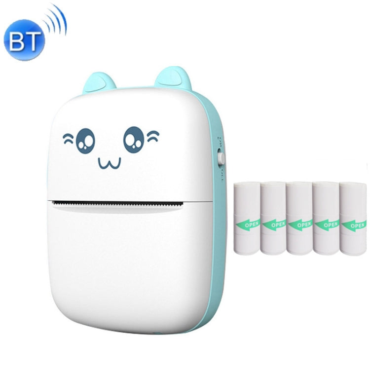 C9 Mini Bluetooth Wireless Thermal Printer With 5 Sticker Papers(Blue) - Printer by PMC Jewellery | Online Shopping South Africa | PMC Jewellery | Buy Now Pay Later Mobicred