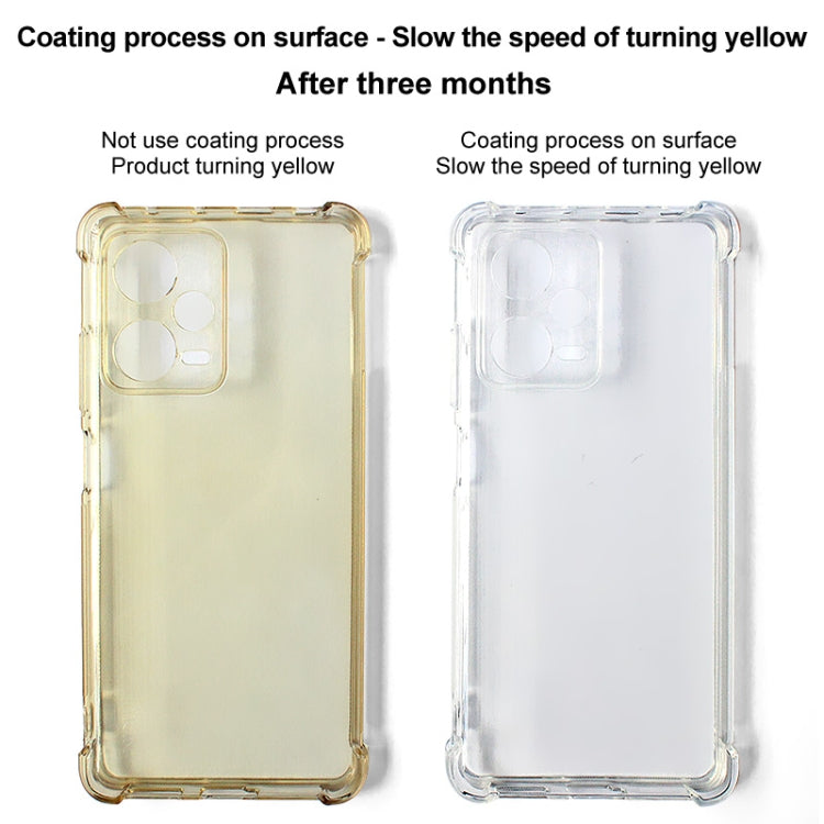 For Huawei Pura 70 imak Shockproof Airbag TPU Phone Case(Transparent) - Huawei Cases by imak | Online Shopping South Africa | PMC Jewellery | Buy Now Pay Later Mobicred