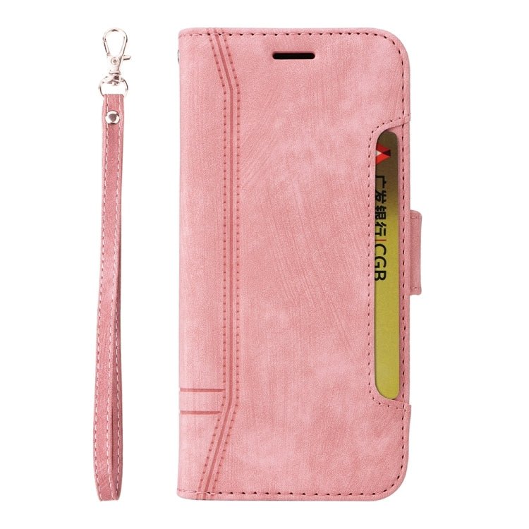 For OPPO Reno11 5G Global BETOPNICE Dual-side Buckle Leather Phone Case(Pink) - Reno11 Cases by BETOPNICE | Online Shopping South Africa | PMC Jewellery | Buy Now Pay Later Mobicred