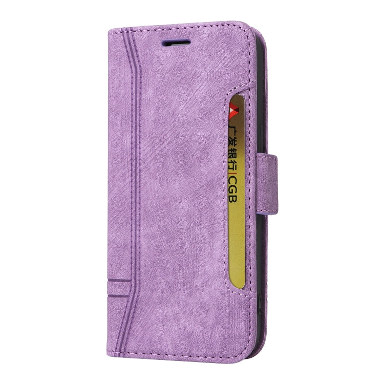 For Samsung Galaxy S24 Ultra BETOPNICE Dual-side Buckle Leather Phone Case(Purple) - Galaxy Phone Cases by BETOPNICE | Online Shopping South Africa | PMC Jewellery | Buy Now Pay Later Mobicred