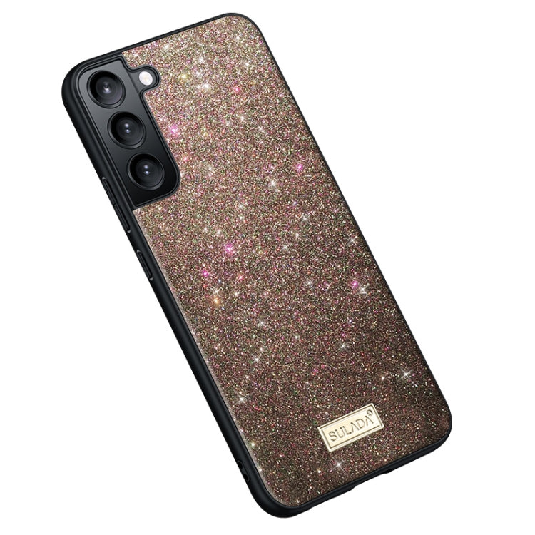 For Samsung Galaxy S24+ 5G SULADA Glittery TPU + Handmade Leather Phone Case(Colorful) - Galaxy S24+ 5G Cases by SULADA | Online Shopping South Africa | PMC Jewellery | Buy Now Pay Later Mobicred