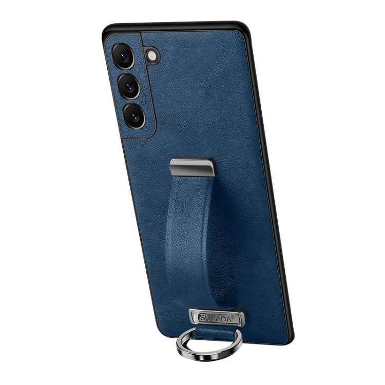 For Samsung Galaxy S24+ 5G SULADA PC + Leather Texture Skin Feel Shockproof Phone Case(Blue) - Galaxy S24+ 5G Cases by SULADA | Online Shopping South Africa | PMC Jewellery | Buy Now Pay Later Mobicred