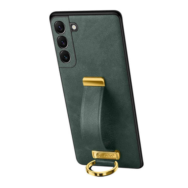 For Samsung Galaxy S24+ 5G SULADA PC + Leather Texture Skin Feel Shockproof Phone Case(Green) - Galaxy S24+ 5G Cases by SULADA | Online Shopping South Africa | PMC Jewellery | Buy Now Pay Later Mobicred