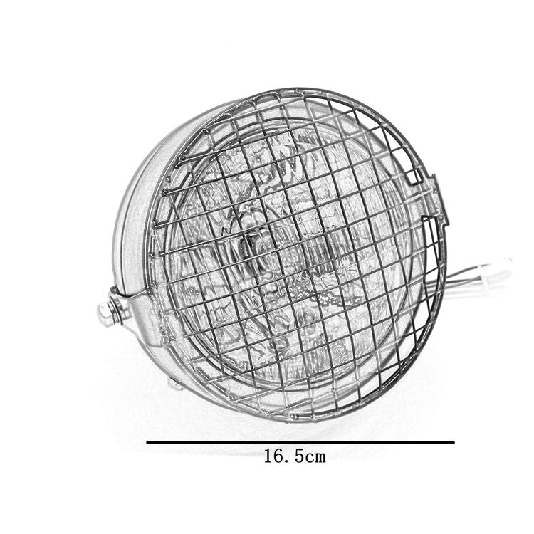 Motorcycle Reticular Retro Lamp LED Headlight Modification Accessories for Halley / Honda CG125 / Suzuki GN125(White) - Headlights by PMC Jewellery | Online Shopping South Africa | PMC Jewellery | Buy Now Pay Later Mobicred