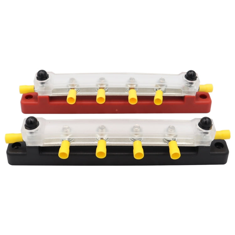 CP-3125 1 Pair RV Yacht 150A High Current Single-row 4-way Busbar with 12pcs Terminals - Booster Cable & Clip by PMC Jewellery | Online Shopping South Africa | PMC Jewellery | Buy Now Pay Later Mobicred