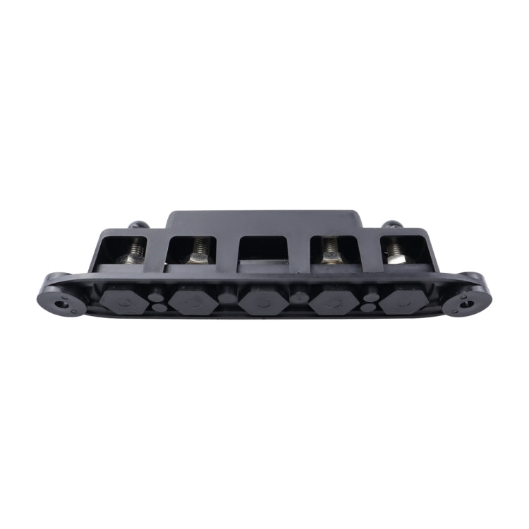 CP-4124-01 RV Yacht M8 Single Row 4-way Power Distribution Block Busbar with Cover with 300A Fuse - Booster Cable & Clip by PMC Jewellery | Online Shopping South Africa | PMC Jewellery | Buy Now Pay Later Mobicred