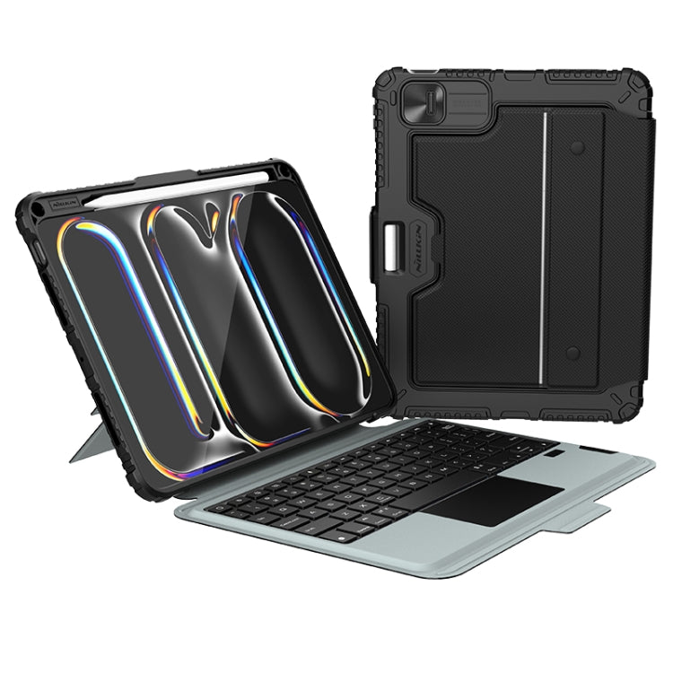 For iPad Pro 11 2024 Nillkin Bumper Combo Keyboard Case with Backlight - For iPad Pro by NILLKIN | Online Shopping South Africa | PMC Jewellery | Buy Now Pay Later Mobicred