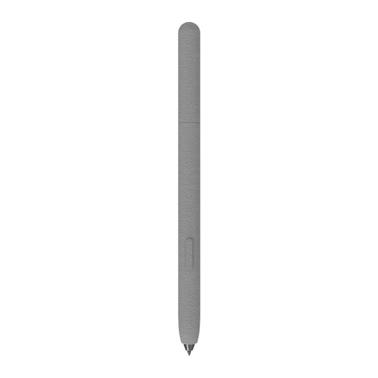 For Samsung Galaxy Tab S6 Lite LOVE MEI Frosted Leather Texture Silicone Protective Pen Case(Grey) - Pencil Accessories by LOVE MEI | Online Shopping South Africa | PMC Jewellery