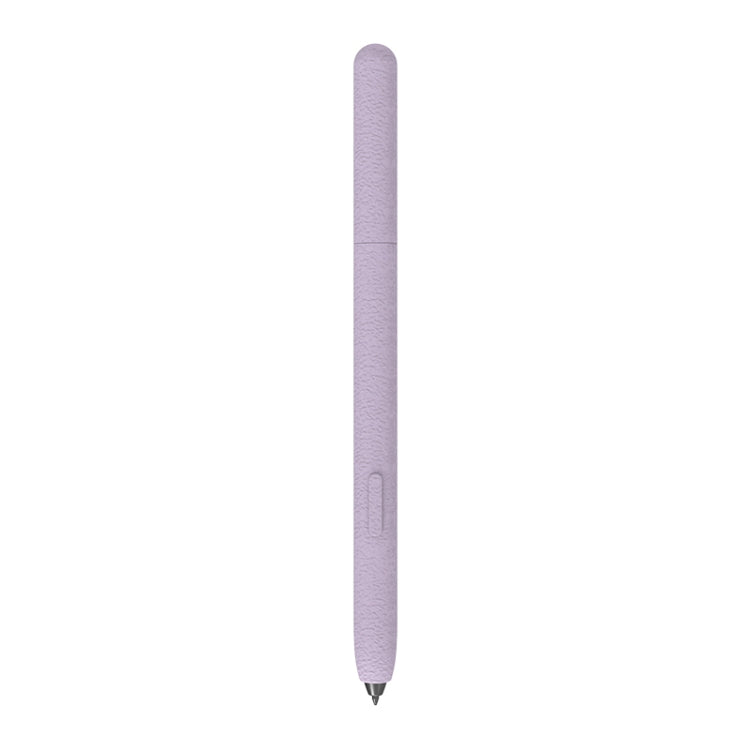 For Samsung Galaxy Tab S6 Lite LOVE MEI Frosted Leather Texture Silicone Protective Pen Case(Purple) - Pencil Accessories by LOVE MEI | Online Shopping South Africa | PMC Jewellery