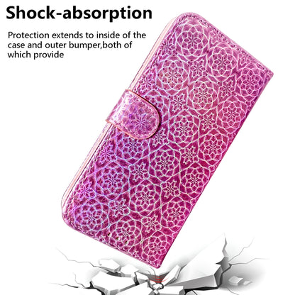 For iPhone SE 2024 Colorful Magnetic Buckle Leather Phone Case(Pink) - More iPhone Cases by PMC Jewellery | Online Shopping South Africa | PMC Jewellery | Buy Now Pay Later Mobicred