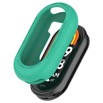 For Xiaomi Mi Band 8 Pure Color Silicone Watch Protective Case(Teal) - Watch Cases by PMC Jewellery | Online Shopping South Africa | PMC Jewellery