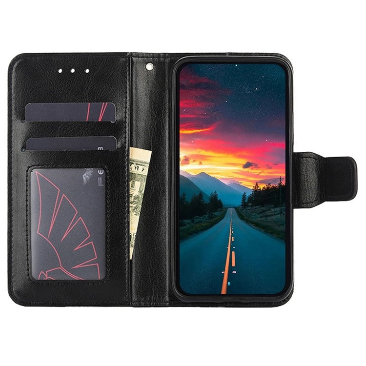 For Huawei Pura 70 Pro / 70 Pro+ 5G Crystal Texture Leather Phone Case(Black) - Huawei Cases by PMC Jewellery | Online Shopping South Africa | PMC Jewellery | Buy Now Pay Later Mobicred