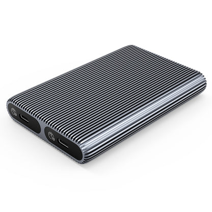 ORICO AM2C3-2N Dual-bay M.2 NVME + NVME SSD Enclosure(Grey) - HDD Enclosure by ORICO | Online Shopping South Africa | PMC Jewellery | Buy Now Pay Later Mobicred