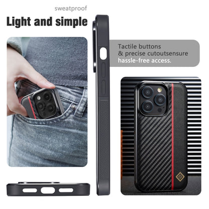 For Samsung Galaxy S24 Ultra 5G LC.IMEEKE 3 in 1 Carbon Fiber Texture Shockproof Phone Case(Black) - Galaxy S24 Ultra 5G Cases by LC.IMEEKE | Online Shopping South Africa | PMC Jewellery | Buy Now Pay Later Mobicred