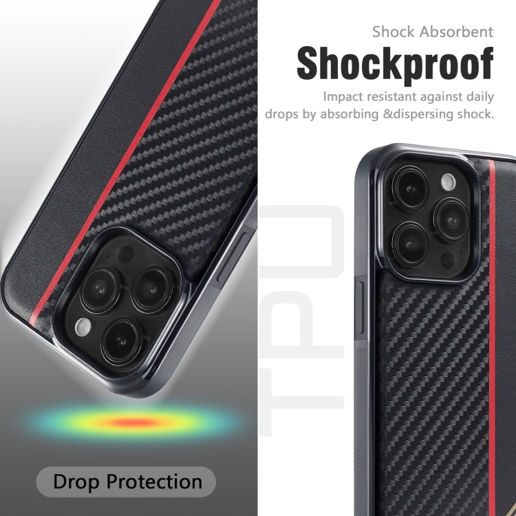 For Samsung Galaxy S24 5G LC.IMEEKE 3 in 1 Carbon Fiber Texture Shockproof Phone Case(Black) - Galaxy S24 5G Cases by LC.IMEEKE | Online Shopping South Africa | PMC Jewellery | Buy Now Pay Later Mobicred