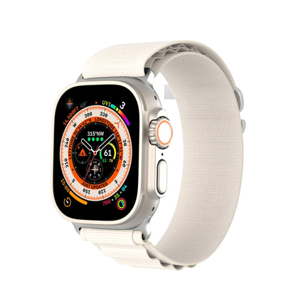 For Apple Watch Ultra 49mm DUX DUCIS GS Series Nylon Loop Watch Band(Starlight) - Watch Bands by DUX DUCIS | Online Shopping South Africa | PMC Jewellery | Buy Now Pay Later Mobicred