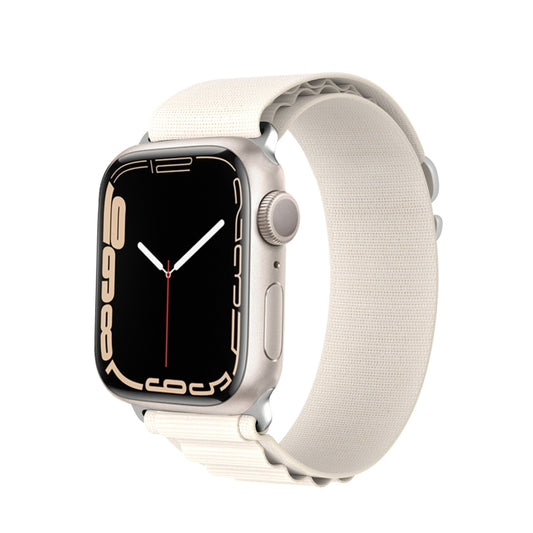 For Apple Watch Series 8 41mm DUX DUCIS GS Series Nylon Loop Watch Band(Starlight) - Watch Bands by DUX DUCIS | Online Shopping South Africa | PMC Jewellery | Buy Now Pay Later Mobicred