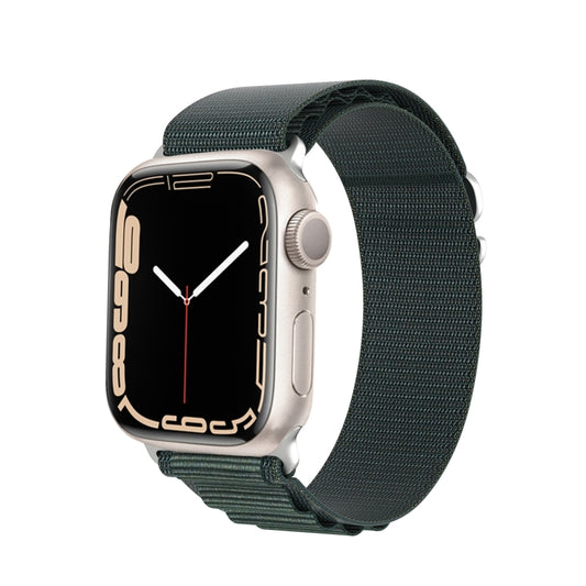 For Apple Watch SE 44mm DUX DUCIS GS Series Nylon Loop Watch Band(Green) - Watch Bands by DUX DUCIS | Online Shopping South Africa | PMC Jewellery | Buy Now Pay Later Mobicred