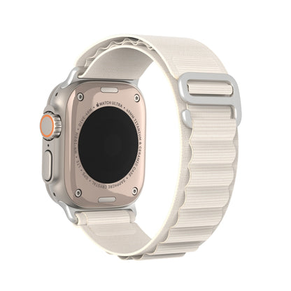 For Apple Watch Series 3 38mm DUX DUCIS GS Series Nylon Loop Watch Band(Starlight) - Watch Bands by DUX DUCIS | Online Shopping South Africa | PMC Jewellery | Buy Now Pay Later Mobicred