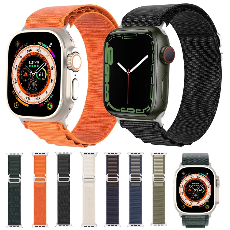 For Apple Watch SE 2022 44mm DUX DUCIS GS Series Nylon Loop Watch Band(Black) - Watch Bands by DUX DUCIS | Online Shopping South Africa | PMC Jewellery | Buy Now Pay Later Mobicred