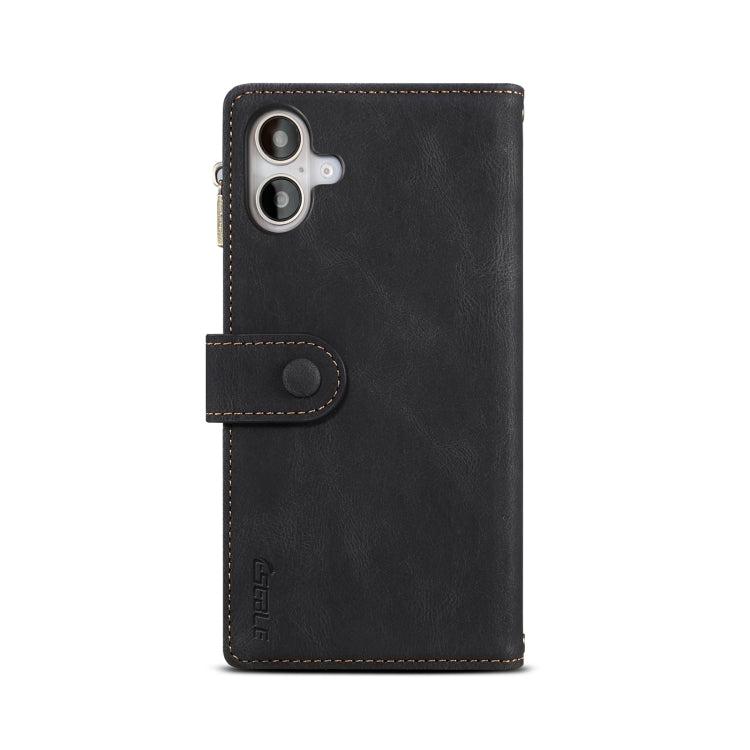 For iPhone 16 Plus ESEBLE Retro Frosted RFID Flip Leather Phone Case(Black) - iPhone 16 Plus Cases by ESEBLE | Online Shopping South Africa | PMC Jewellery | Buy Now Pay Later Mobicred