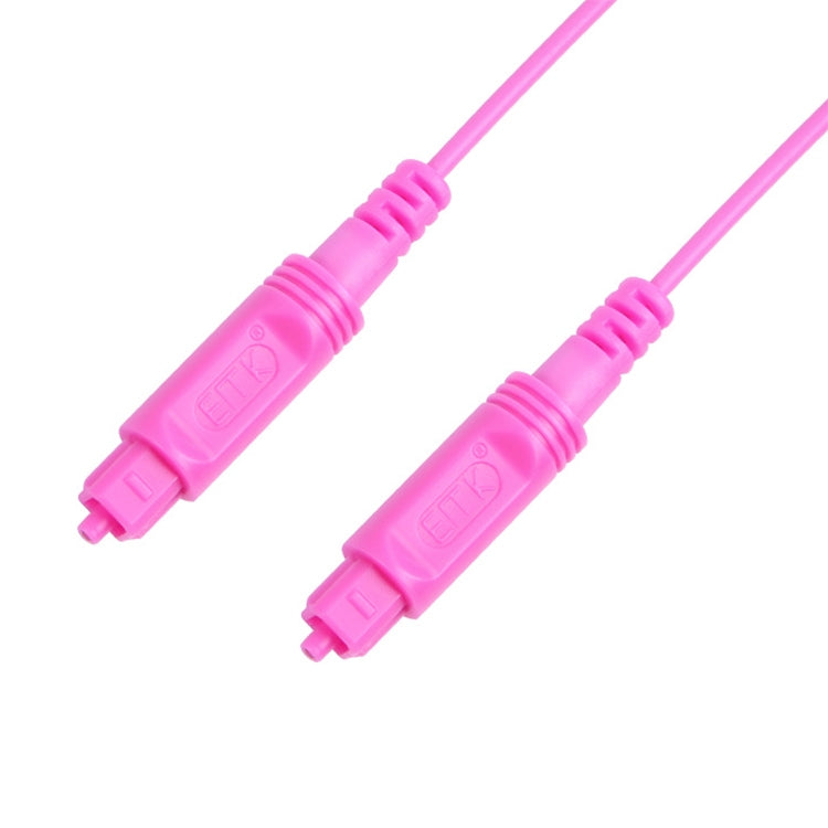 15m EMK OD2.2mm Digital Audio Optical Fiber Cable Plastic Speaker Balance Cable(Pink) - Audio Optical Cables by EMK | Online Shopping South Africa | PMC Jewellery | Buy Now Pay Later Mobicred