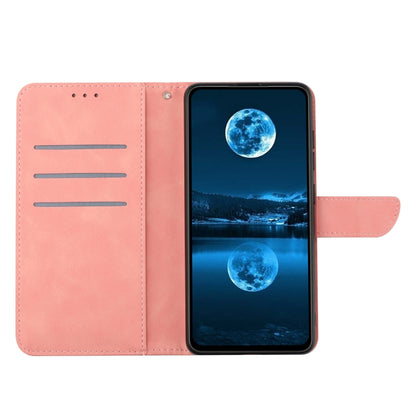 For Google Pixel 9 Pro Stitching Embossed Leather Phone Case(Pink) - Google Cases by PMC Jewellery | Online Shopping South Africa | PMC Jewellery | Buy Now Pay Later Mobicred