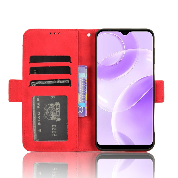 For Ulefone Note 15 Skin Feel Calf Texture Card Slots Leather Phone Case(Red) - Ulefone Cases by PMC Jewellery | Online Shopping South Africa | PMC Jewellery | Buy Now Pay Later Mobicred