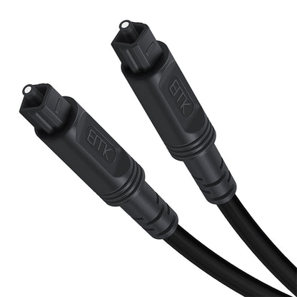 30m EMK OD4.0mm Square Port to Square Port Digital Audio Speaker Optical Fiber Connecting Cable(Black) - Audio Optical Cables by EMK | Online Shopping South Africa | PMC Jewellery | Buy Now Pay Later Mobicred