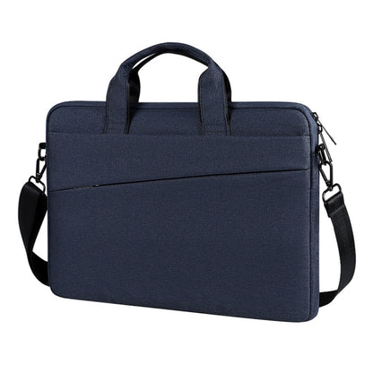 For 13.3 inch ST01S Waterproof Oxford Laptop Diagonal Shoulder Handbag(Navy Blue) - 13.3 inch by PMC Jewellery | Online Shopping South Africa | PMC Jewellery | Buy Now Pay Later Mobicred