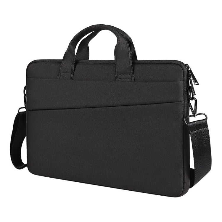 For 14.1 inch ST01S Waterproof Oxford Laptop Diagonal Shoulder Handbag(Black) - 13.3 inch by PMC Jewellery | Online Shopping South Africa | PMC Jewellery | Buy Now Pay Later Mobicred