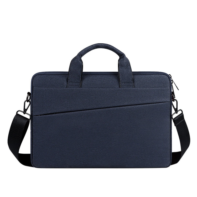 For 14.1 inch ST01S Waterproof Oxford Laptop Diagonal Shoulder Handbag(Navy Blue) - 13.3 inch by PMC Jewellery | Online Shopping South Africa | PMC Jewellery | Buy Now Pay Later Mobicred