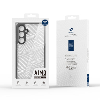 For Samsung Galaxy S23 FE 5G DUX DUCIS Aimo Series TPU + PC Frosted Feel Phone Case(Black) - Galaxy S23 FE 5G Cases by DUX DUCIS | Online Shopping South Africa | PMC Jewellery | Buy Now Pay Later Mobicred