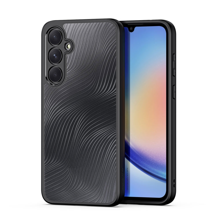 For Samsung Galaxy A35 5G DUX DUCIS Aimo Series TPU + PC Frosted Feel Phone Case(Black) - Galaxy Phone Cases by DUX DUCIS | Online Shopping South Africa | PMC Jewellery | Buy Now Pay Later Mobicred